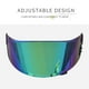 thumbnail image 2 of Motocicleta Anti-UV Anti-Scratch Wind Shield Cascos Lente Visor Reemplazo para, 2 of 8