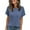 Blue, variant on LOVZFMLL Spring Tops for Women Short Sleeve Tunic Tops 2025 Dressy Casual Business Blouses Summer Fashion Outfits Clothes Beige L