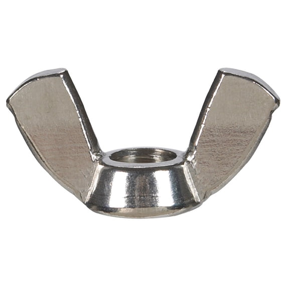 Hillman 830010 0.375 in. Wing Nuts  Stainless Steel -