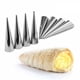 thumbnail image 5 of Advancent 5 / 12Pcs Tubo cónico Cono Moldes de rollo Crema de pan de cuerno Hacer molde Herramientas y accesorios para hornear plata 5 piezas 12*3*3 cm Advancent JJ19524-03B, 5 of 6