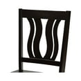 thumbnail image 6 of Baxton Studio Mare Modern and Contemporary Transitional Dark Brown Finished Wood 7-Piece Dining Set, 6 of 7