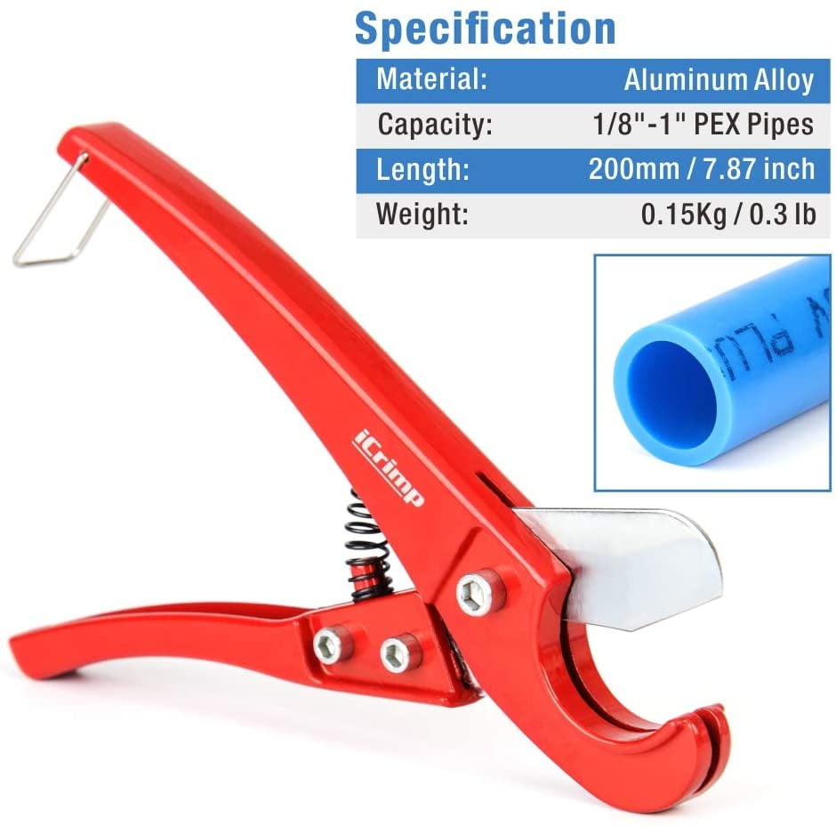 Cost less all the way Honga Single Stroke PVC Pipe Cutter for 1/8" up