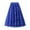 Blue, variant on Tutu Skirt Women's A Line Pleated Long Tutu Skirt with Ruffle Mesh Calf Length Chiffon High Waist Cake Skirt Skirts for Women Blue M