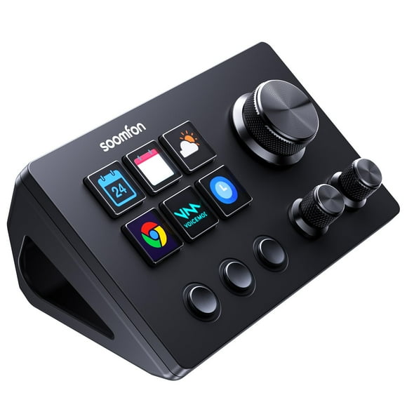 Controlador de transmisión SOOMFON Stream Control Deck SE con 6 teclas LCD