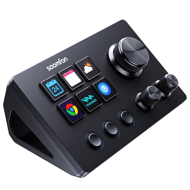 Controlador de transmisión SOOMFON Stream Control Deck SE con 6 teclas LCD