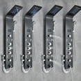 thumbnail image 4 of LED Shower Panel Tower System Stainless steel Rain Waterfall Massage Jets Black, 4 of 11