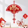 thumbnail image 1 of Decoraciones de año nuevo chino Nudo chino Colgante Encantos Colgante rojo Oriental 2023 año del conejo para el Festival de primavera Decoración de la estilo c BLESIY Colgantes Festival de Primavera, 1 of 8