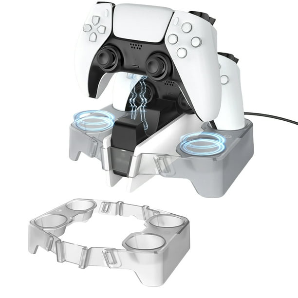 Soporte auxiliar para la estación de carga inalámbrica PlayStation DualSense, accesorios para el mando de la PS5 (estación de carga no incluida)
