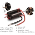 thumbnail image 2 of Motor SuperPass Hobby 550 Motor Cepillado 21T 7.4V 13000RPM Para HSP HPI WLTOYS KYOSHO TRAXXAS RC CAR, 2 of 7