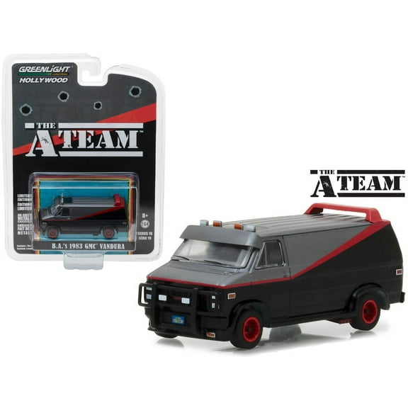 1983 GMC Vandura (B.A.'s) "The A-Team" (1983-1987) TV Series Hollywood Series 19 1/64 Diecast Model Car by Greenlight