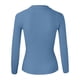 thumbnail image 3 of Gibobby Suéteres para mujer, Suéter de Mujer de Moda Elegantes de Manga Larga Cuello V, Sueter para Mujer(Azul,CH), 3 of 5