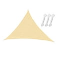 thumbnail image 1 of de vela triángulo rectángulo dosel de vela para Patios de las instalaciones 10 'x 10', Red de la, anillos en D - Triángulo de color Triángulo Sunnimix Vela de sombra, 1 of 7