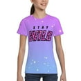 thumbnail image 5 of Ben Azelart Stay Wild Kids T-Shirt 3d Printed Graphic T-Shirts Boys And Girls Short Sleeve Shirts For Youth Kids X-Small, 5 of 7