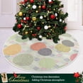 thumbnail image 6 of Coolnut Easter Eggs Christmas Tree Skirt 48", Easter Tree Skirt Double Layers Polyester Easter Tree Skirt for Easter Holiday Party Decoration, 6 of 6