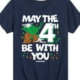 thumbnail image 3 of Star Wars - Yoda May The 4Th - Toddler And Youth Short Sleeve Tee, 3 of 5