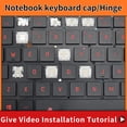 thumbnail image 4 of Replacement Keycap Key Cap&Scissor Clip&Hinge For HP OMEN Gaming 16-B 16-C TPN-Q265 Q267 TPN-Q236 Laptop Keyboard KEY & Clips 1 Hinge, 4 of 5