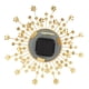 thumbnail image 2 of Reloj de pared de metal de cristal, reloj de pared decorativo de Navidad de diamante Reloj de pared colgante de estilo moderno europeo Silence Bedroom Reloj de pared de metal (Estilo 5) Unbranded JY08078, 2 of 7