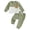 Green, variant on felwors Toddler Baby Boy Fall Clothes Waffle Contrast Color Sweatshirt Pants Sets Infant Winter Outfits