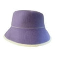 thumbnail image 4 of Gorro de sauna de fieltro, gorro de baño , portátil, diámetro de 29 cm, resistente al calor, accesorio de regalo, de sauna para ducha, baño de Púrpura, 4 of 8