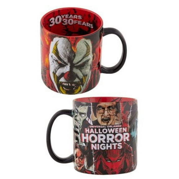 2021 Universal Studios Halloween Horror Nights 30 Years 30 Fears Coffee Mug