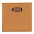 thumbnail image 4 of Household Essentials Fabric Storage Bins 6 Piece Set, Terracotta Color, 4 of 5