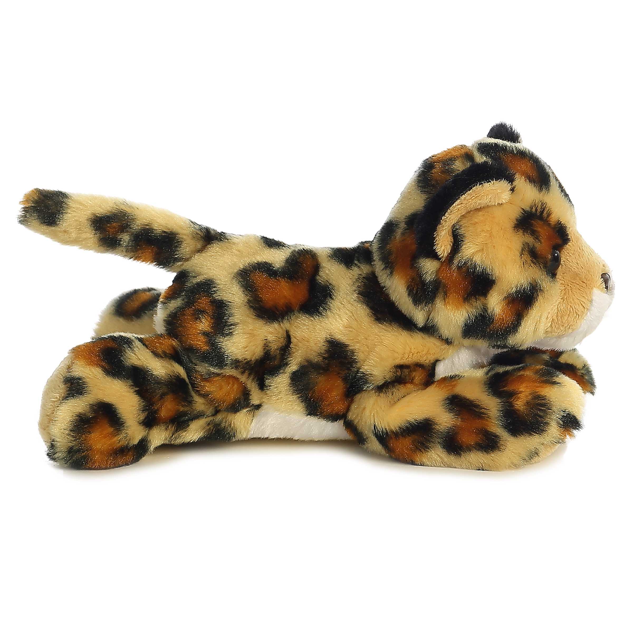 Aurora - Mini Flopsie Marrón - 8" Jaguar Amazónico - Animal de Peluche Adorable 3