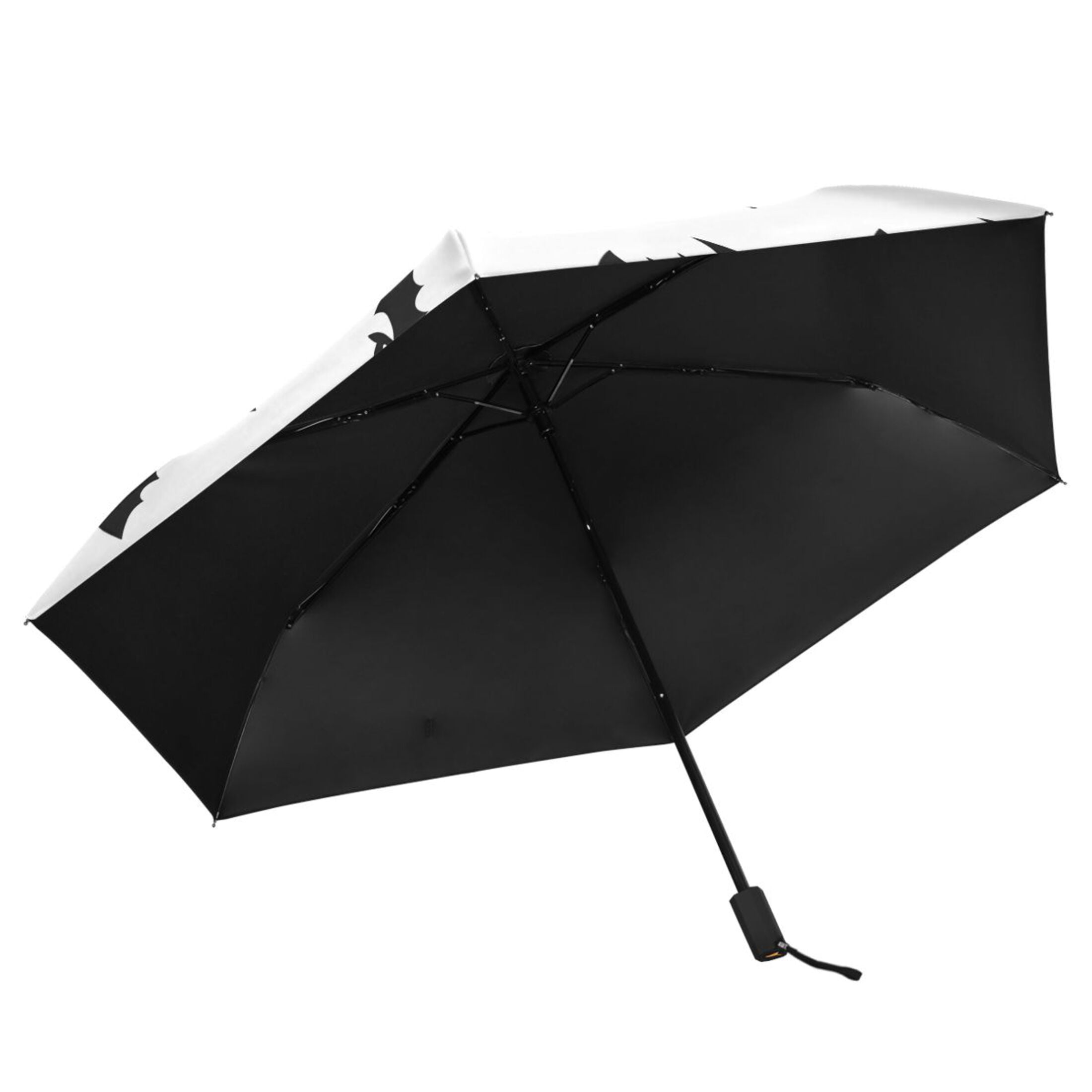 ALAZA Bat Silhouettes UPF 50+ Compact Folding Umbrella for Rain Travel Umbrella Packable