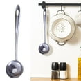 thumbnail image 2 of Piwvid Soup Ladle, Stainless Steel Ladles Spoon and Slotted Colander Spoon Set Small Soup Ladle with Holes Strainer Scoop Ladles for Serving Gravy Hot Pot or Restaurant, 2 of 9
