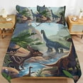 thumbnail image 2 of Duvet Cover Queen Size Jurassic Dinosaur 3 Pcs Duvet Cover Set Bedding Sets Queen Soft Breathable, 2 of 6