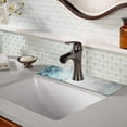 thumbnail image 3 of Sink Faucet Absorbing Mat, 2 Pack Drying Mat Around Faucet Sink Splash Guard Behind Faucet Sinkmat For Kitchen Bathroom Island Rv 15 * 5.5 Inch (60 * 14 cm), 3 of 6