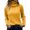 Yellow, variant on hcuribad Womens Sweaters,Turtleneck Sweater Ladies Fashion Solid Color Turtleneck Knitwear Retro Long Sleeve Sweater Oversized Sweater,Womens Fashion,Fall Outfits Women Trendy Beige Sweater L