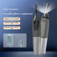 thumbnail image 3 of Multi functional electric men's sideburns trimmer and women's eyebrow trimmer, electric eyebrow trimmer and scraper(Black), 3 of 5