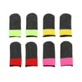 thumbnail image 1 of Miangastore 4 Pairs Finger Sleeve Gaming Fiber Sweat Absorption Reduce Hand Friction, 1 of 8