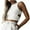 White, variant on Womens Summer Halter Tops Cutout Sleeveless Crewneck Racerback Ribbed Knitted Crop Tank Top