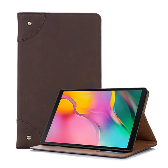 Retro Book Style Horizontal Flip Leather Case for Galaxy Tab A 10.1  T510 / T515,  with Holder & &