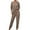 #04Coffee, variant on yoeyez Two Piece Womens Pajama Sets Ribbed Knit Comfy Long Sleeve Lounge Sets 2 Piece Matching Pj Sets with Pockets Long Pants Soft Sleepwear Blue XXL