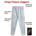 thumbnail image 2 of Quad Seven Boys Sweatpants Cozy Lightweight Fleece Athletic Joggers and Cargo Pants 2 Pack, 2 of 5