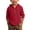Red, variant on Gunia Boys Summer Hooded Shirt Long Sleeve Button Down Beach Top Breathable Solid Color Casual Wear For Teen Youth Children 4-17 Years