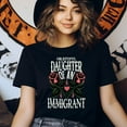 thumbnail image 3 of Grateful Daughter of an Immigrant Shirt – Empowerment Roses Graphic Tee, Ash, Size 4XL, 3 of 6