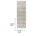 thumbnail image 4 of Livabliss x Our PNW Home Rainier Updated Traditional Washable Runner Area Rug, 2'7" x 7'10", Sage, 4 of 9