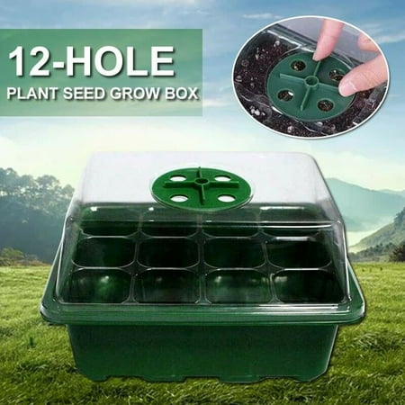 

Bigstone Germination Tray Strong Ventilation Easy to Operate 4 Colors Plants Grow Tray for Home