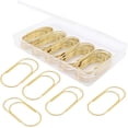 thumbnail image 1 of shiyou-Diyfixlcd 50PCS Jumbo Gold Paper Clips, 50 mm Paper ClipsNon-Slip and Smooth, 1 of 4