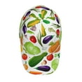 thumbnail image 4 of Naloa Original Classic Low Profile Hat Men Women Baseball Cap Dad Hat Adjustable Unconstructed Vegetables2 Print Cap, 4 of 9