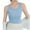 Light Blue, variant on Virmaxy Womens Casual Solid Color Camisole Sleeveless Vest Round Neck Top Going Out Spring Beach Vacation Oufits Fashion Clothes 2025 Summer Dressy Casual Blouses Black L