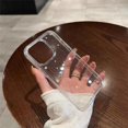 thumbnail image 5 of Luxury Bling Glitter Clear Case For iPhone 14 Pro Max 15 13 12 11 X XR XS 7 8 Plus SE MiNi Shockproof Transparent Soft Cover Black For iphone 12, 5 of 5