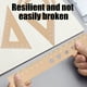 thumbnail image 4 of Juego de reglas de aleación de aluminio para estudiantes, regla de dibujo multifuncional, regla recta, regla triangular, transportador, cuatro juegos de reglas, regla de escala metálica, juego de cuat, 4 of 6