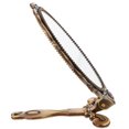 thumbnail image 4 of EeaseCA DIY Metal Foldable Mirror Women Make Up Use Mirror Mini Small Size Mirror Bronze Color, 4 of 8