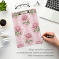 thumbnail image 5 of FMSHPON Retro Flower Roses Clipboard Hardboard Wood Nursing Clip Board and Pull for Standard A4 Letter 13x9 inches, 5 of 8