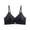 Black, variant on Lightly Wireless Everyday Bra Soft Molded Padded Cups Flexible Stretch Side Bands Fine Adjustable Thin Shoulder Straps Sweat for Office Errands Weekend Activities Bras for Women
