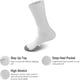 thumbnail image 3 of Calcetines Prolriy para hombre, de baloncesto, cortos, de color liso, 5 unidades, color blanco, 3 of 8